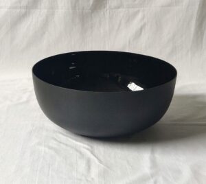 Tableware Set Round Metallic Serving Bowl