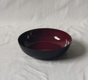 Tableware Set Round Metallic Serving Bowl